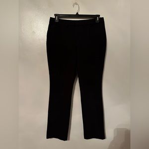 Gloria Vanderbilt Black Slacks Business Casual Work Pants Size 10